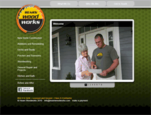 Tablet Screenshot of hearnwoodworks.com